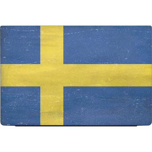 Sweden Flag Distressed Dell Vostro Skin